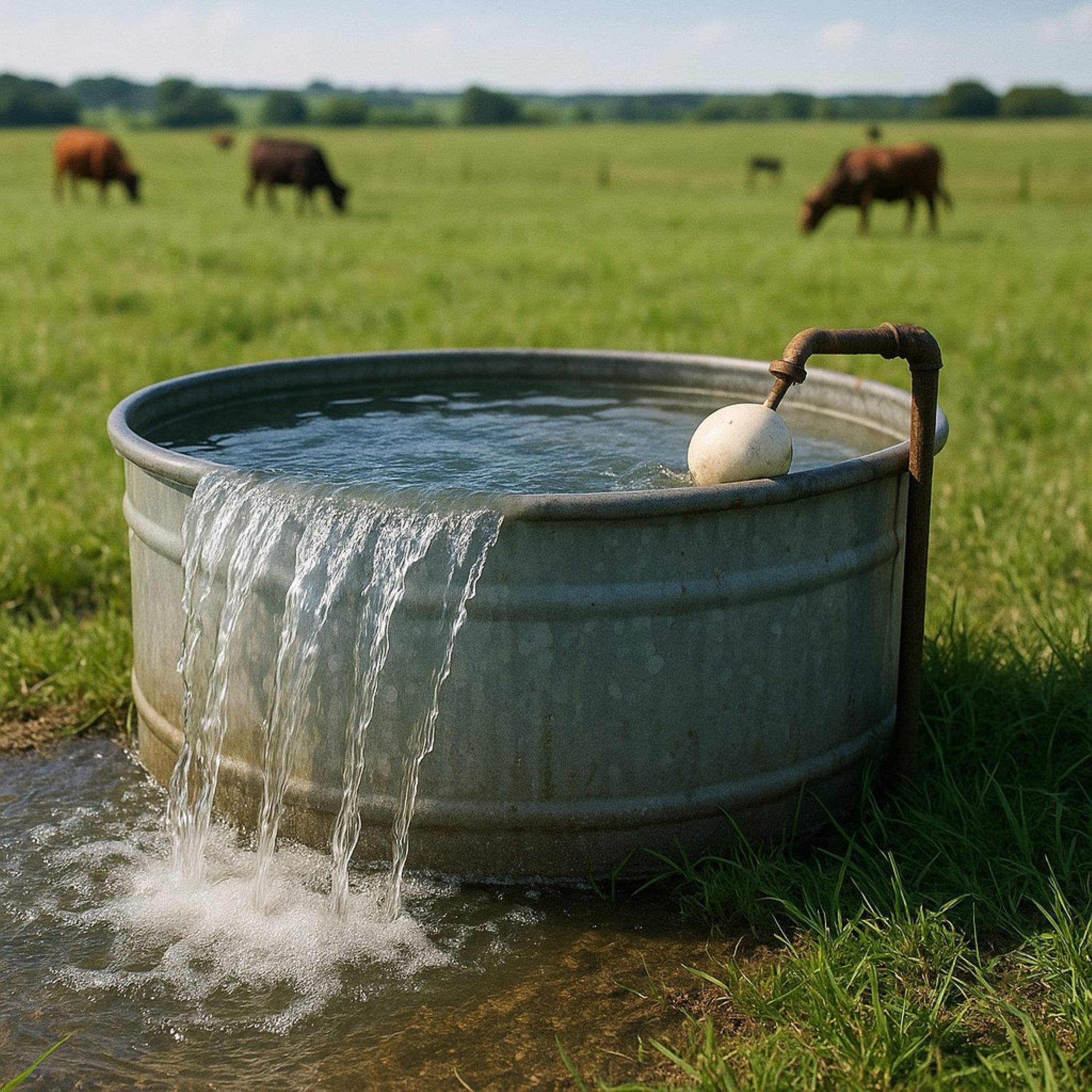overflowing trough image